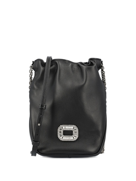 Geanta de umar Roger Vivier neagra din piele