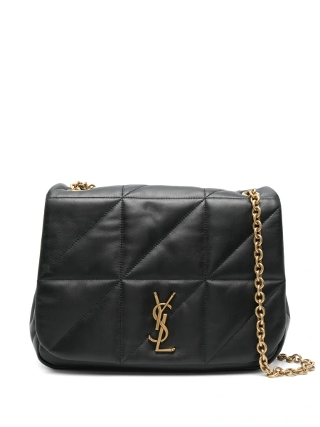 Geanta de umar Saint Laurent neagra din piele
