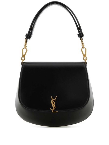 Geanta de umar Saint Laurent neagra din piele
