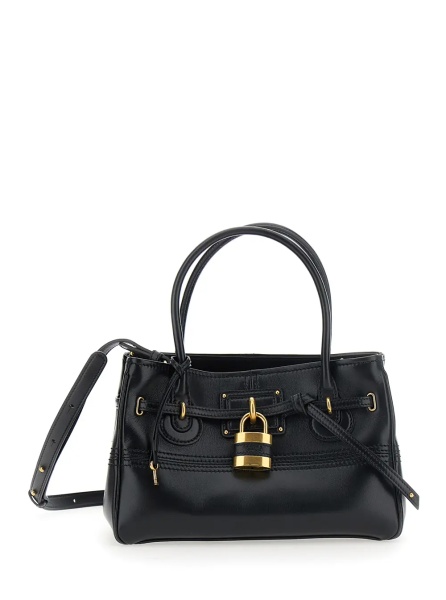 Geanta de umar Shoulder bag 'Paddington Sling' with black leather details