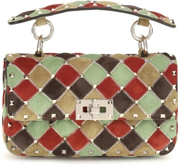 Geanta de umar Small Rockstud Spike Shoulder Bag