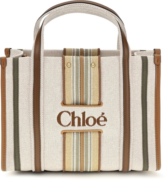 Geanta de umar Small Woody Loop canvas Tote Bag