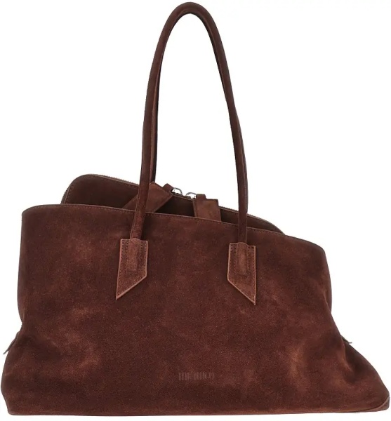 Geanta de umar Suede leather medium 'La Passeggiata' bag