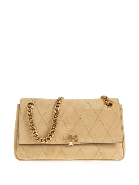 Geanta de umar Tory Burch neutra din piele intoarsa