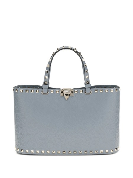 Geanta mini Valentino Garavani Rockstud albastra din piele