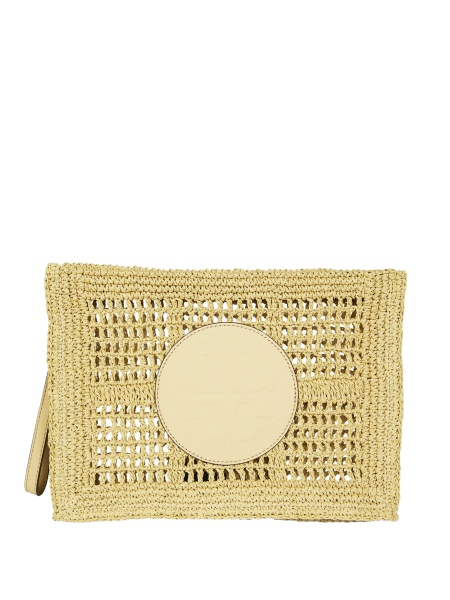 Geanta plic Tory Burch neutra din vascoza si poliuretan