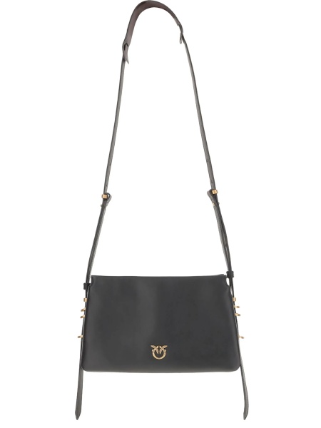 Geanta tip postas Pinko neagra din piele