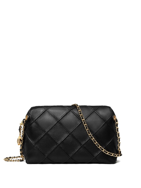 Geanta tip postas Tory Burch fleming neagra din piele