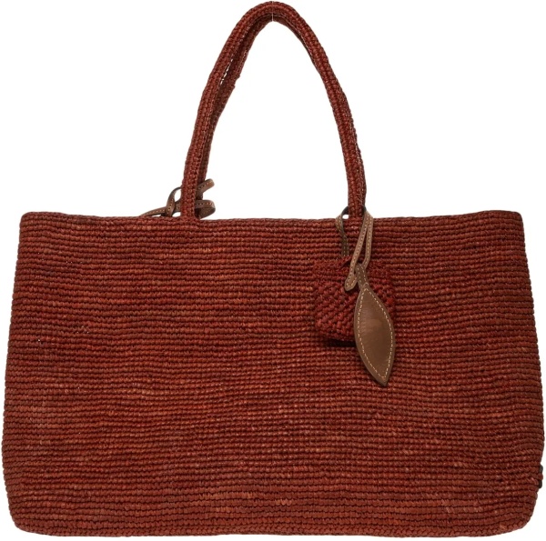 Genti AFAR Raffia shopper 'Alma'