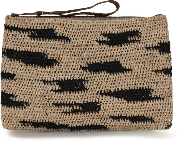 Genti Ampy Zebra Clutch
