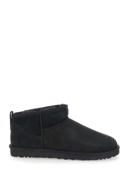 Ghete Black 'Ultra Mini' Suede Boots for Men