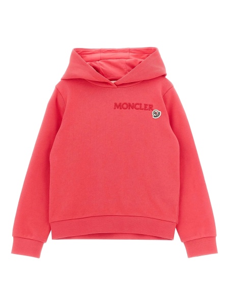 Hanorac Moncler roz din bumbac