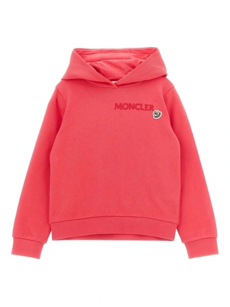 Hanorac Moncler roz din bumbac