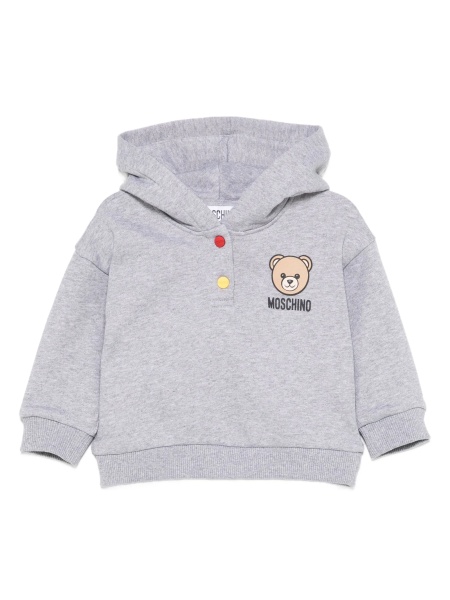 Hanorac Moschino gri din bumbac