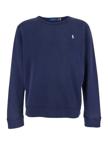 Hanorac Ralph Lauren albastru din bumbac