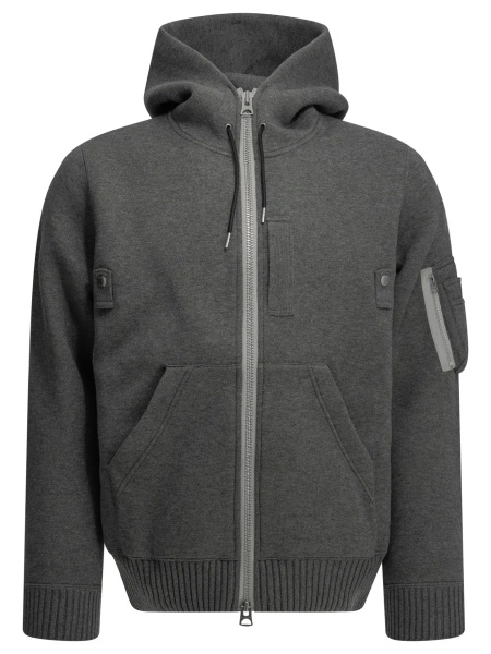 Hanorac Sacai gri