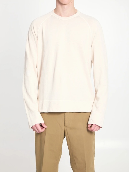 Hanorace Cotton Crewneck Sweatshirt