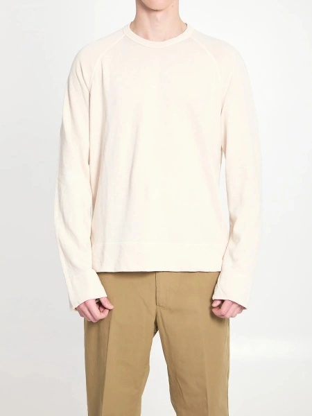 Hanorace Cotton Crewneck Sweatshirt