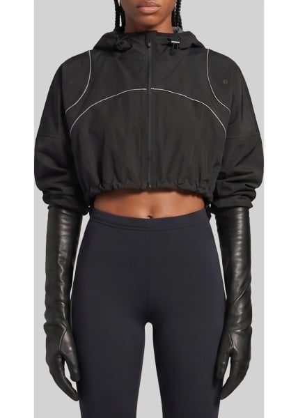 Hanorace Cropped Techwear Jacket