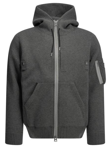 Hanorace Zip-up hooded sweatshirt