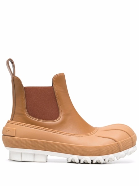 Incaltaminte Stella McCartney maro din cauciuc si piele eco
