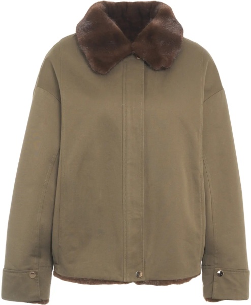 Jacheta Jacket with faux fur collar