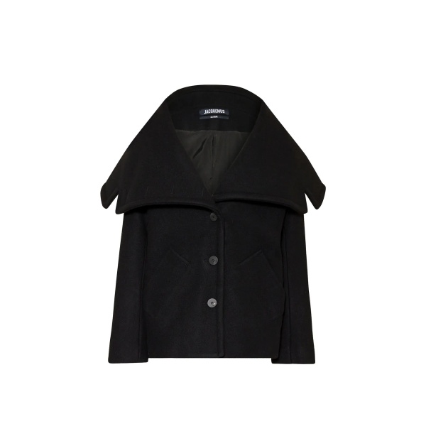 Jacheta Jacquemus Le Caban Caruso Draped-collar Jacket