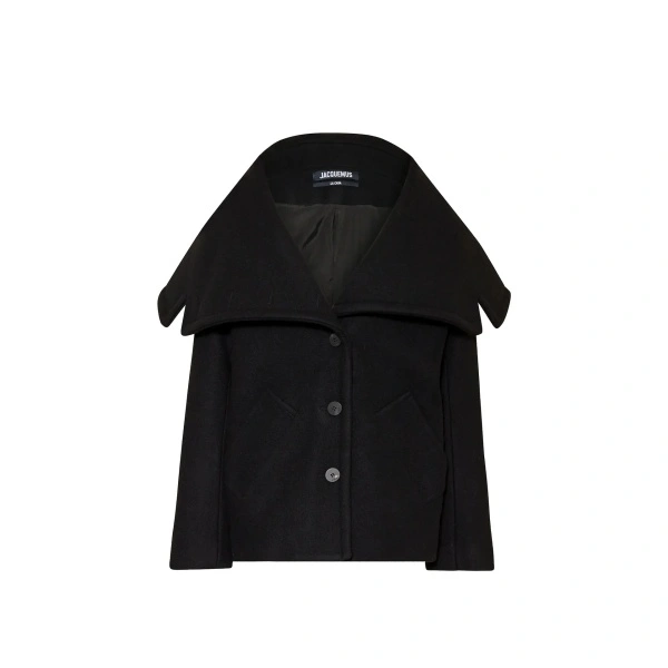 Jacheta Jacquemus Le Caban Caruso Draped-collar Jacket