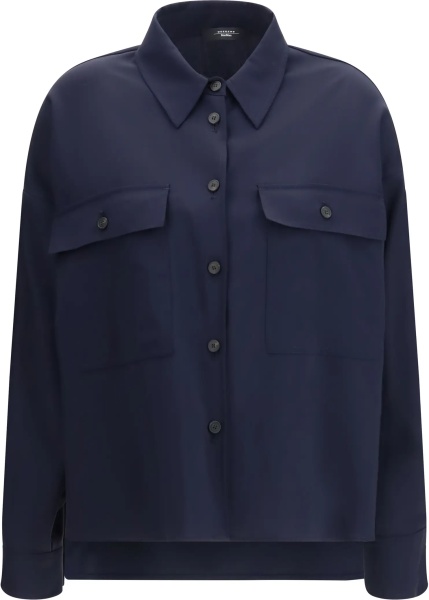 Jacheta Mulino cropped Shirt Jacket
