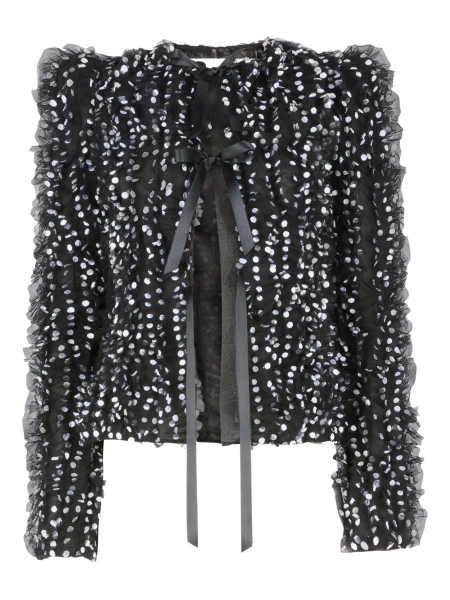 Jacheta Nina Ricci neagra din poliamida