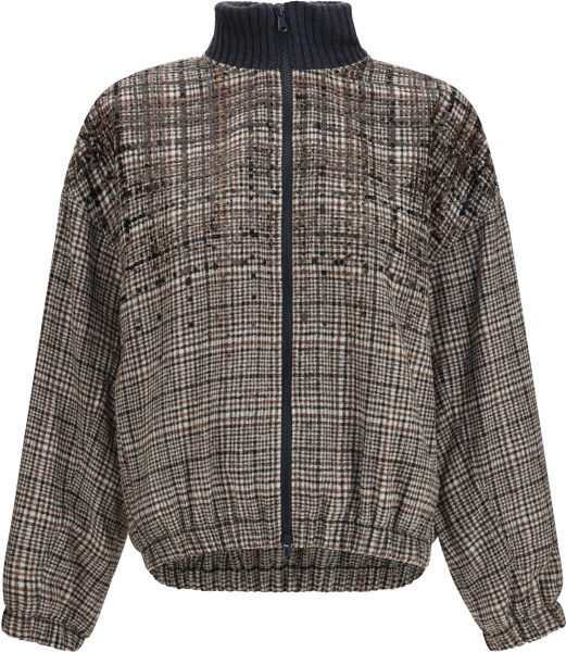 Jacheta Padded Jacket with sequin details