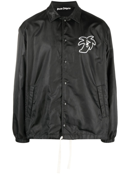 Jacheta Palm Angels neagra din poliamida