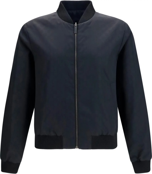 Jacheta Reversible zip Jacket in lightweight silk faille