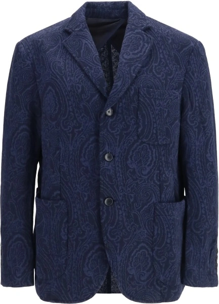Jacheta Single-breasted Arnica Jacquard wool-blend Jacket