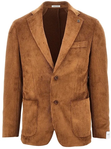 Jacheta 'Venezia' corduroy single-breasted jacket