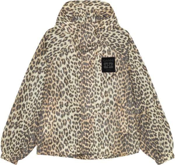Leopard raincoat Jacket