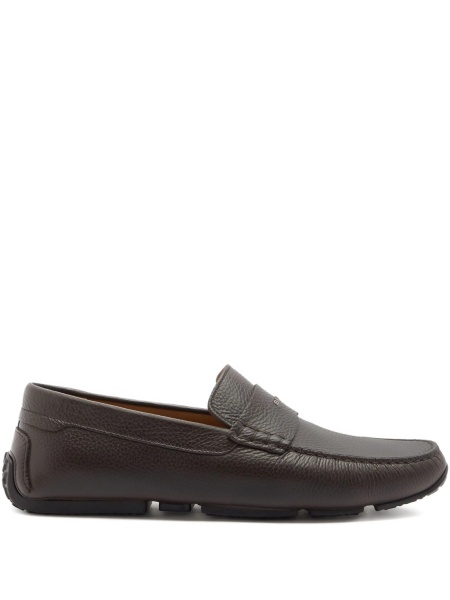 Mocasini Bally maro din piele