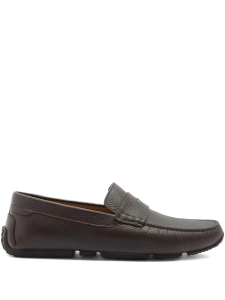 Mocasini Bally maro din piele