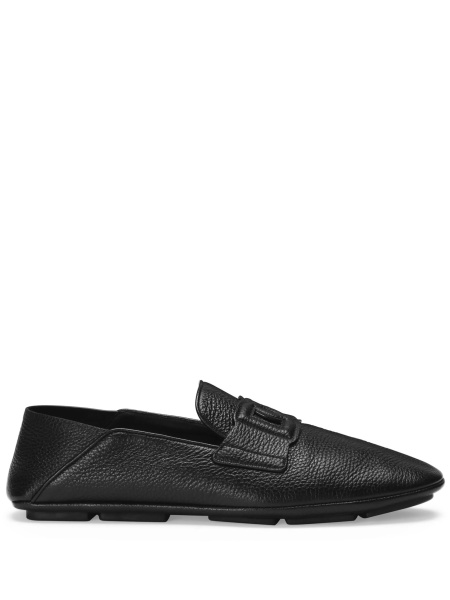 Mocasini Dolce & Gabbana negri din piele