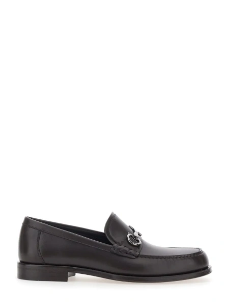 Mocasini Ferragamo maro din piele
