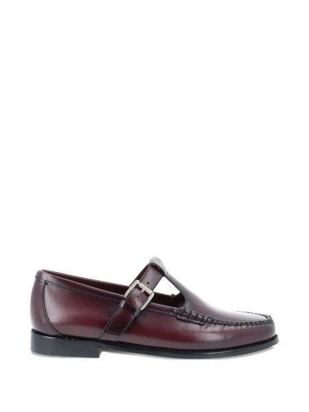 Mocasini G.H. BASS rosii din piele