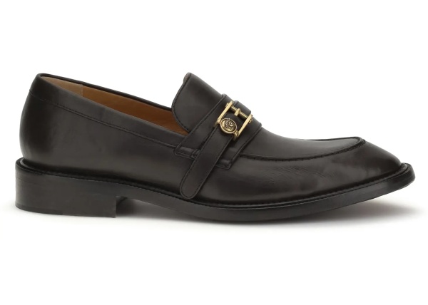 Mocasini Leather Loafers with Medusa accessory