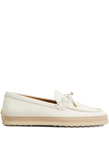 Mocasini TOD'S albi din piele
