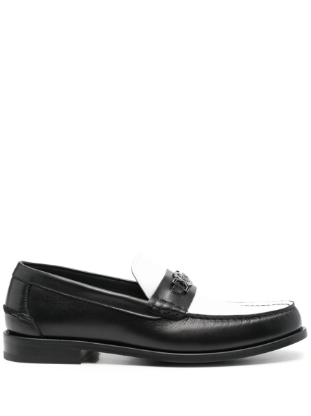Mocasini Versace negri din piele