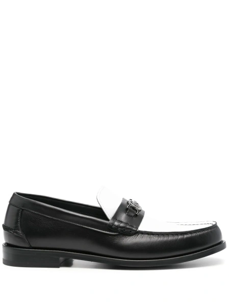 Mocasini Versace negri din piele