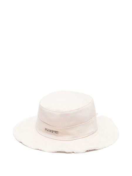 Palarie JACQUEMUS neutra din bumbac