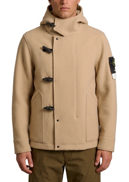 Paltoane Short Heavy Melton Coat