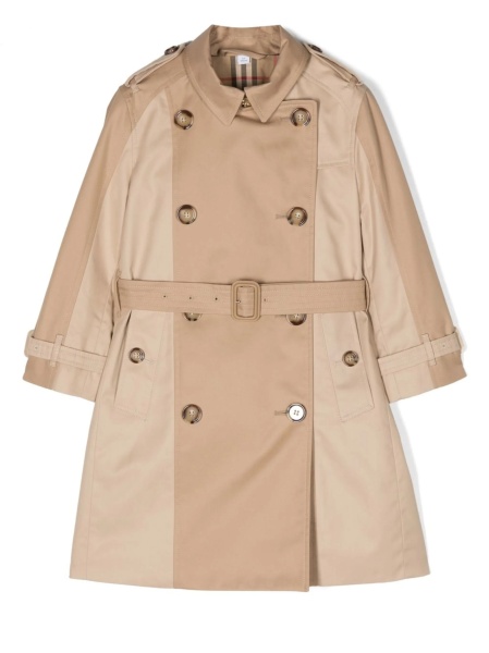 Palton Burberry neutru din bumbac