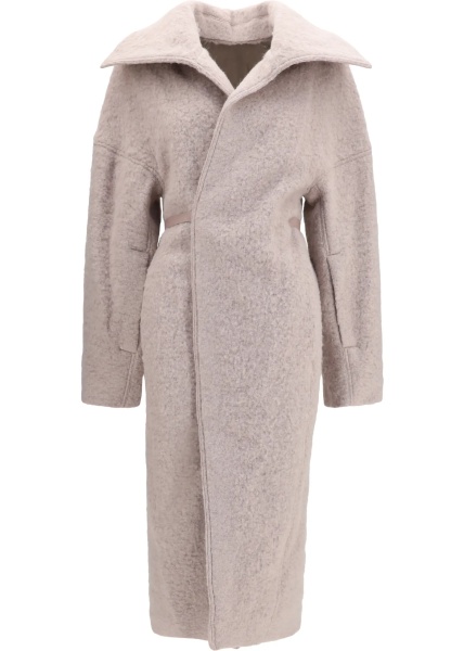 Palton Dracucollar belted Coat