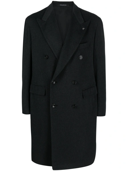 Palton Tagliatore negru din lana si casmir